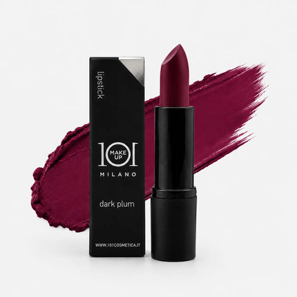 101 MakeUp Barra de Labios Nude, Malva, Ciruela Oscuro, Passion – Made in Italy