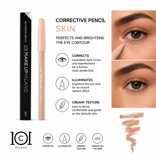 101 Cosmetica 101MakeUp Corrective Pencil Skin Tone Concealer Made in Italy 1 Piece