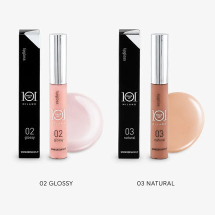 101 MakeUp LipGloss 8ml Glossy e Natural – Made in Italy