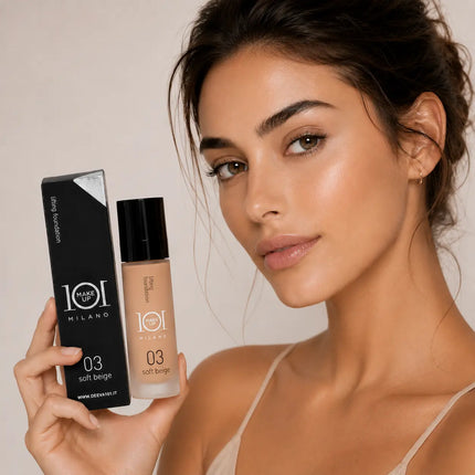 101 MakeUp Base Lifting 30ml Marfil, Nude, Beige Suave, Camello Natural – Made in Italy
