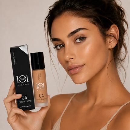 101 MakeUp Base Lifting 30ml Marfil, Nude, Beige Suave, Camello Natural – Made in Italy