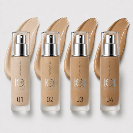 101 MakeUp Fondotinta HD Made in Italy con 4 tonalità 30ml