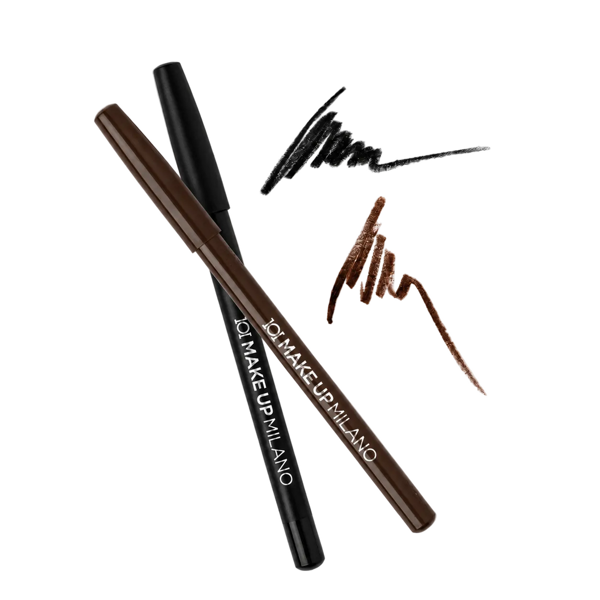101 Cosmetica 101MakeUp Eye Pencil for Defined Long Lasting Eye Makeup Made in Italy Blackout or Brown 1 Piece