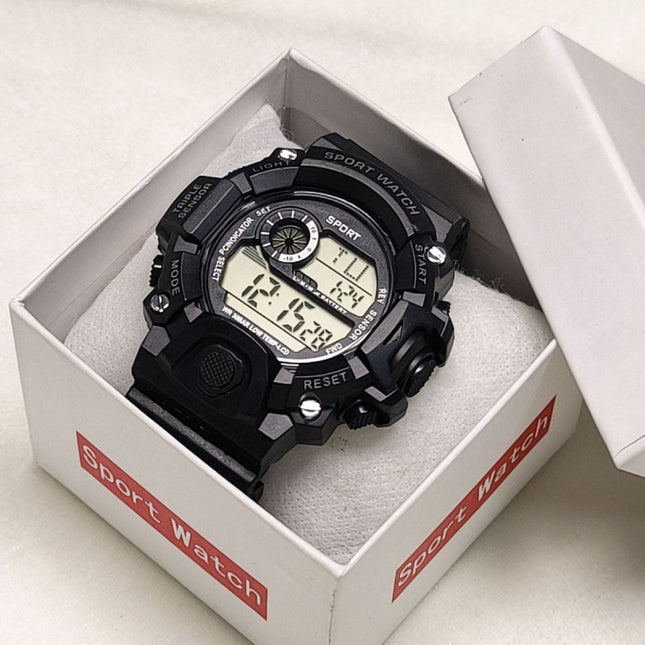 Digital Kids Sports Watch with Night Light and Alarm for Boys and Girls Youth Electronic Timepiece