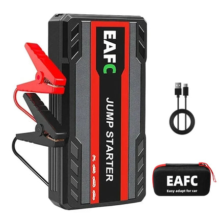 2000A Portable Car Jump Starter Power Bank 12V Auto Battery Booster Charger With LED SOS Lighting