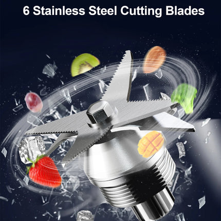 1800W Hochgeschwindigkeitsmixer mit 1,8L Behälter und tragbarem Smoothie-Becher für professionelle Küchensmoothies