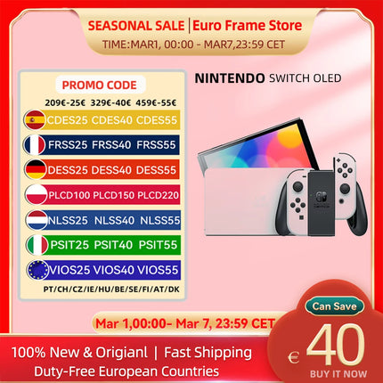 Console Nintendo Switch OLED 64 Go - écran OLED 7 pouces, système de jeu TV, portable et sur table