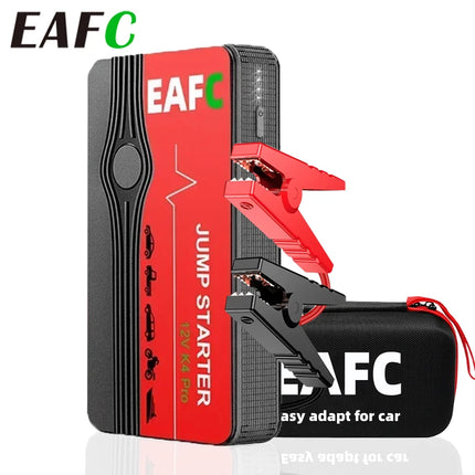 Démarreur de voiture d'urgence portable 600A avec batterie externe pour véhicules essence 3.0L, éclairage LED SOS