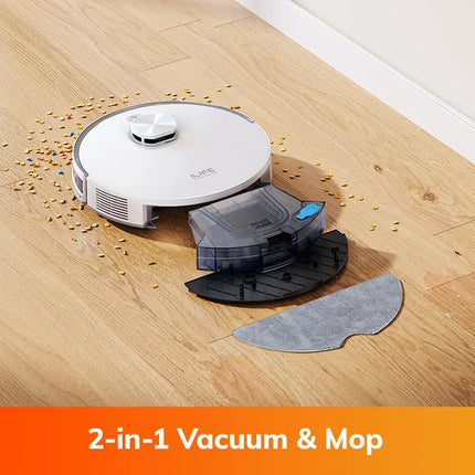 Aspirateur robot V30 avec navigation laser, aspiration puissante 10000Pa et batterie 150 min d’autonomie