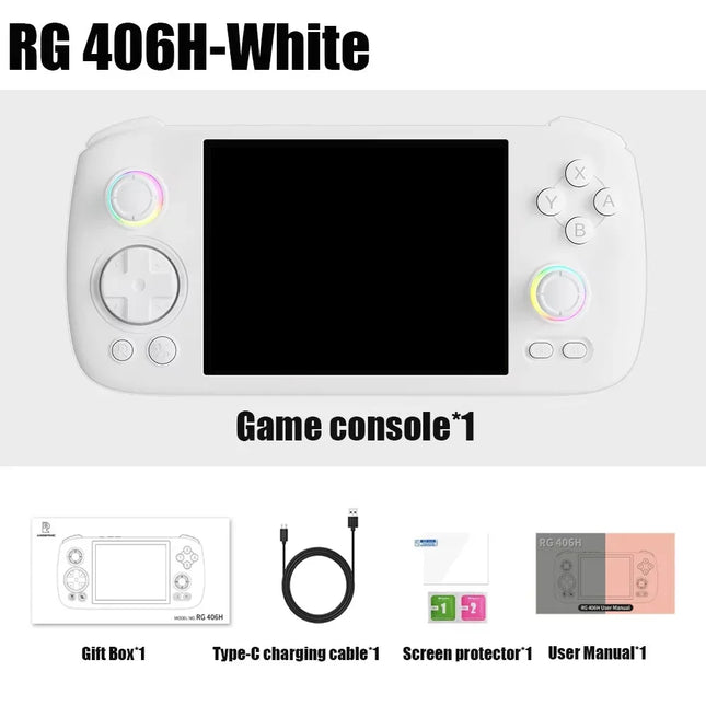 Android Handheld Game Console with 4 Inch IPS Screen 8GB RAM 128GB Storage and HDMI TV Output Mode