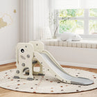3-in-1 Folding Toddler Slide with Basketball Hoop and Climbing Wall for Indoor Active Play Fun