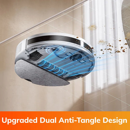 ILIFE V30 Saugroboter mit Lasernavigation 10000Pa Saugleistung HEPA-Filter und 150 Min Akkulaufzeit