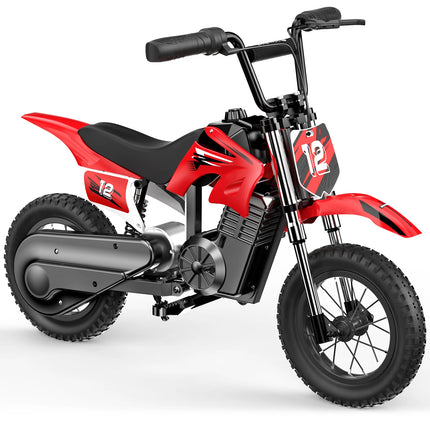 Kids Electric Motorcycle with 350W Motor 36V 5.2Ah Battery 22km Range 3 Speed Settings Shock Absorbers
