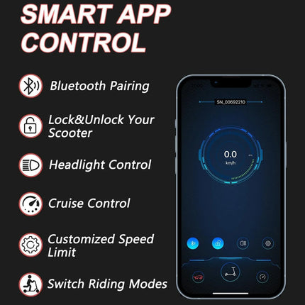 Monopattino elettrico pieghevole per adulti con motore 350W, autonomia 30 km e batteria ad alta capacità 36V 10,5Ah