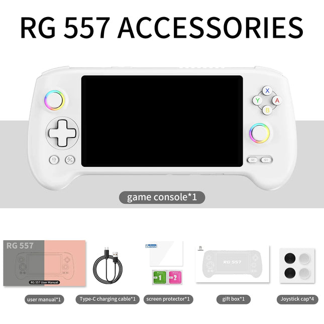 Portable Handheld Gaming Console with 5.48 Inch AMOLED Display 12GB RAM 256GB Storage Android 14