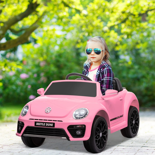 12V Children Electric Ride-On Car with 2.4G Remote Control, Music, Horn, and Four-Wheel Metal Design