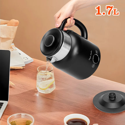 1.7L Stainless Steel Electric Kettle with Adjustable Temperature Control 40-100C Rapid Boil 2200W