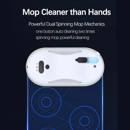 Automatischer Fensterreinigungsroboter mit Ultraschall-Wasserspray und Fernbedienung für die Glasreinigung zu Hause