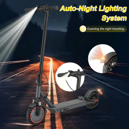 500W Electric Scooter with 10 Inch Tires Long Range 35KM Foldable Commuter for Adults Urban Travel