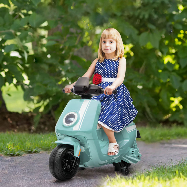 Children Electric Ride-On Motorcycle with Working Headlights and Music Forward and Reverse Gear Toy