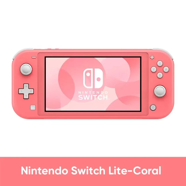Switch Lite Handheld Game Console 32GB Internal Storage 5.5 inch LCD Touch Screen Bluetooth Coral