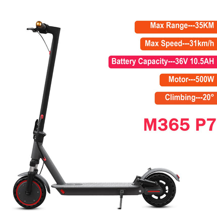 Monopattino elettrico pieghevole per adulti con motore 350W, autonomia 30 km e batteria ad alta capacità 36V 10,5Ah