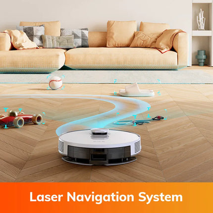 ILIFE V30 Saugroboter mit Lasernavigation 10000Pa Saugleistung HEPA-Filter und 150 Min Akkulaufzeit
