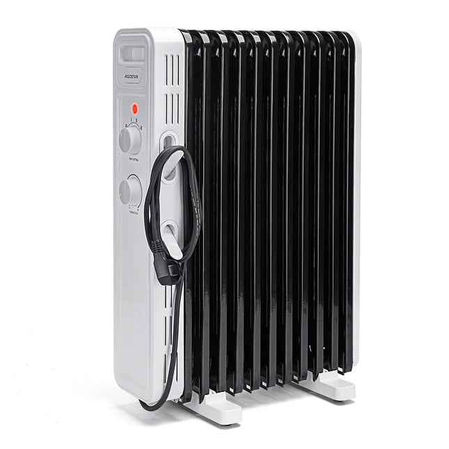 Aigostar 2500W Oil-Filled Radiator with 13 Heating Elements, Adjustable Thermostat and 3 Heat Modes