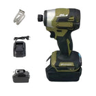 21V Cordless Brushless Impact Wrench and Screwdriver Set with LED Light for Car Repair and Home DIY