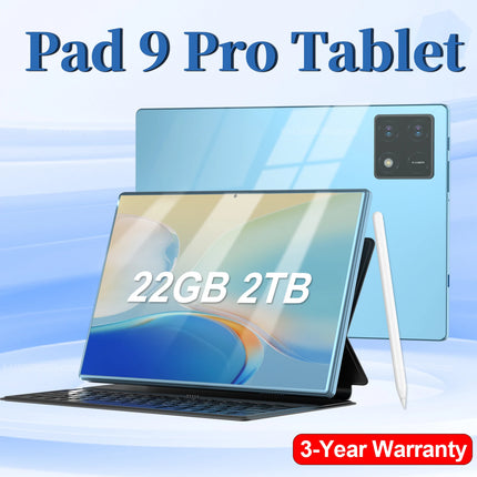 10.1 Inch Tablet Android 14, 22GB RAM 2TB Storage, 10-Core Processor, 10000mAh Battery, 5G Dual SIM
