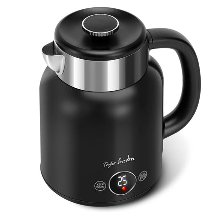 1.7L Stainless Steel Electric Kettle with Adjustable Temperature Control 40-100C Rapid Boil 2200W