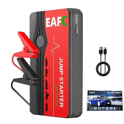 1200A Portable Car Jump Starter Power Bank, 12V Battery Booster Pack With LED Flashlight SOS Lights