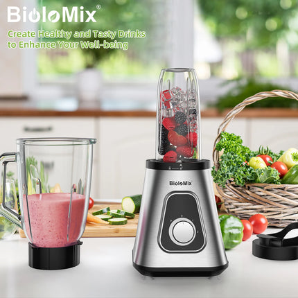 1300W Professional Blender with 1.5L Glass Pitcher for Frozen Smoothies, Sauces and Ice Crushing