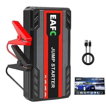 1200A Portable Car Jump Starter Power Bank, 12V Battery Booster Pack With LED Flashlight SOS Lights