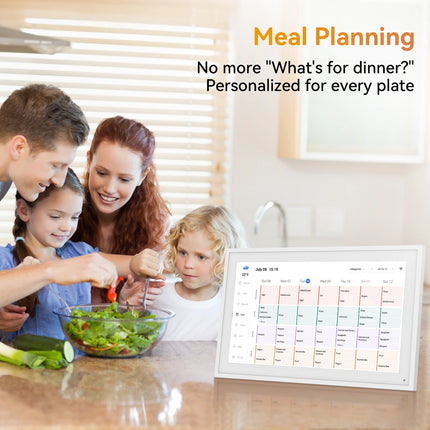 15,6 Zoll Digitaler Kalender und Aufgabenplaner Wand-Touchscreen Smart Display für Familien- und Haushaltsplanung