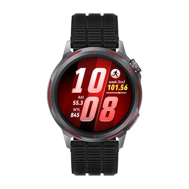 GT Runner Smartwatch 1.32 AMOLED Screen Bluetooth 6.0 GPS Activity Fitness Tracker 5 ATM Water Resistant