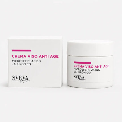 101 Sveva Crema Viso Anti-Età con Microsfere di Acido Ialuronico 50ml – Made in Italy