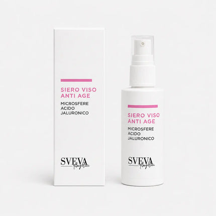 101 Sveva Siero Viso Anti-Età con Microsfere di Acido Ialuronico 50ml – Made in Italy