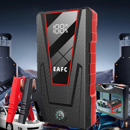 1200A Portable Car Jump Starter Power Bank, 12V Battery Booster Pack With LED Flashlight SOS Lights