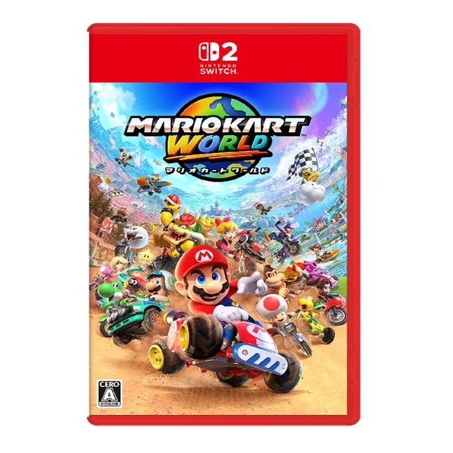 Mario Kart World Racing Party Physical Game Card Compatible With Switch 2 Console Edition Softwares