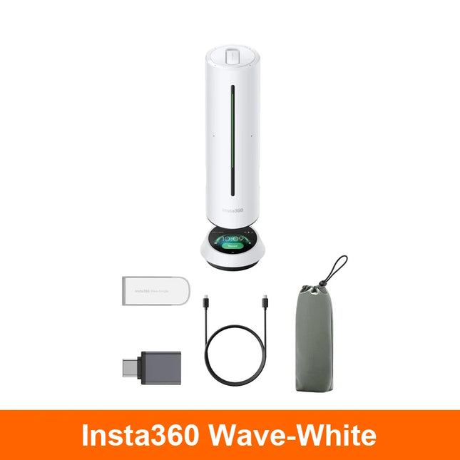 AI Omnidirectional Conference Microphone and Speaker with 5m Pickup, Bluetooth and USB Connectivity