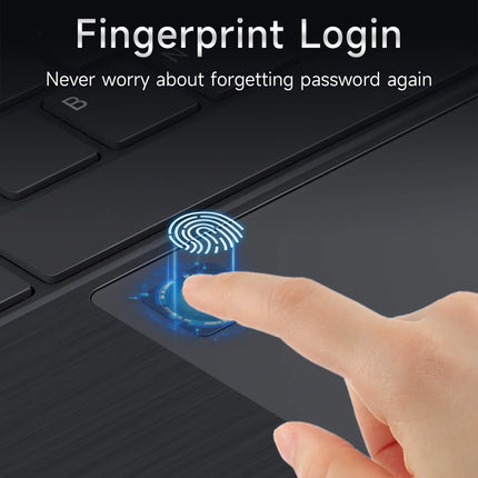 Laptop 15,6 pollici, Intel UHD Graphics, 32GB RAM, 2TB SSD, Windows 11, Tastiera retroilluminata, Lettore di impronte