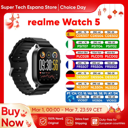 1.97 inch AMOLED GPS Smartwatch with Heart Rate Monitor, 14 Day Battery Life, Bluetooth 5.3, IP68