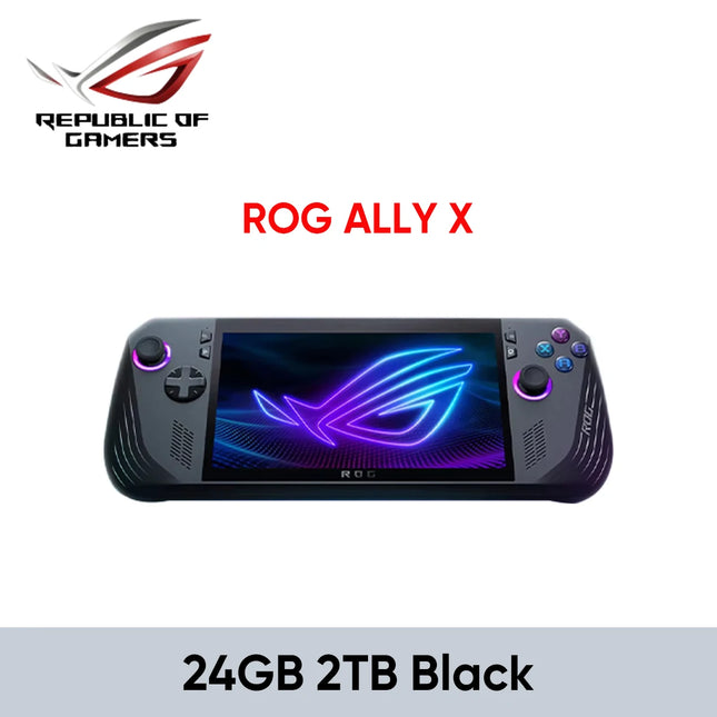 Ally X Portable Gaming Console 7-inch FullHD 120Hz Ryzen Z1 Extreme 24GB RAM 2TB SSD Windows 11 80Wh