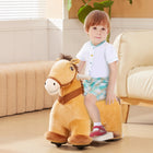 Electric Horse Ride-On Toy for Kids 3-6 Years Old with Music and Padded Seat 6V Battery Powered Car