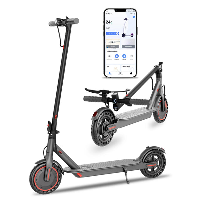Electric Scooter for Adults 350W Motor 25KM Range 31KMH Speed Foldable Design with App Control 8.5 Inch